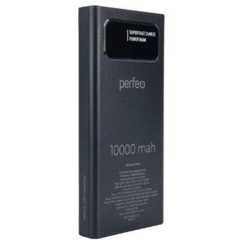 Power Bank 10000 mah Perfeo Universal 3A PF_E1631 Black-1
