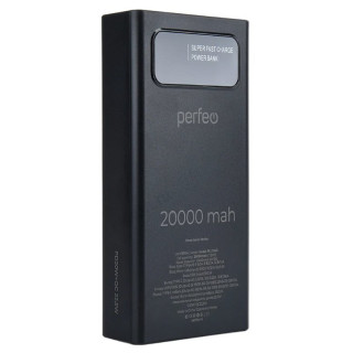 Power Bank 20000 mah Perfeo Universal PF_E1633 Black
