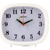 Будильник Perfeo Quartz PF-TC-021 PF_E1960 белые Будильник Perfeo Quartz PF-TC-021 PF_E1960 белые