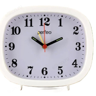 Будильник Perfeo Quartz PF-TC-021 PF_E1960 белые