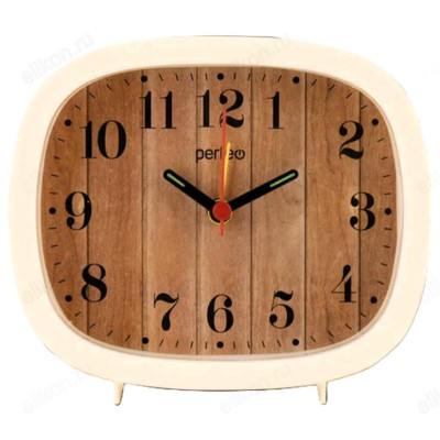 Будильник Perfeo Quartz PF-TC-021 PF_E1969 кремовые