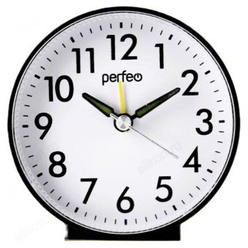 Будильник Perfeo Quartz PF-TC-023 PF_E1972 чёрные