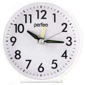 Будильник Perfeo Quartz PF-TC-023 PF_E1973 белые Будильник Perfeo Quartz PF-TC-023 PF_E1973 белые