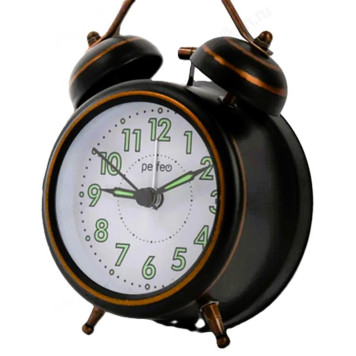 Будильник Perfeo Quartz PF-TC-026 PF_E1978 бронзовые-1