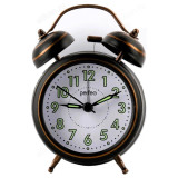 Будильник Perfeo Quartz PF-TC-026 PF_E1978 бронзовые