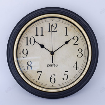 Часы настенные Perfeo PF-WC-022"(С1) PF_E2063 кор/беж