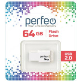 Память USB 64GB Perfeo M01 White Память USB 64GB Perfeo M01 White