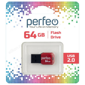 Память USB  64GB Perfeo M02 Black
