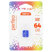 Память USB 64GB Perfeo M02 Blue PF-M02N064 Память USB 64GB Perfeo M02 Blue PF-M02N064