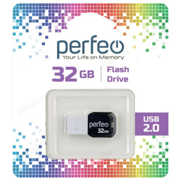 Память USB  32GB Perfeo M02 White