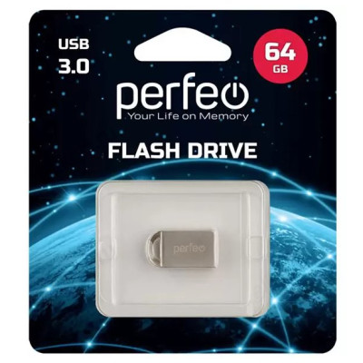 Память USB  64GB Perfeo M11 Metal Series