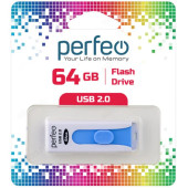 Память USB 64GB Perfeo S01 White PF-S01W064 Память USB 64GB Perfeo S01 White PF-S01W064