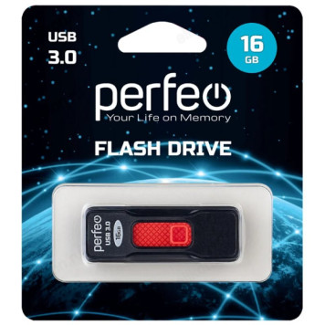Память USB  16GB Perfeo S05 Black