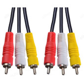 Шнур 3RCA-3RCA 1м (шт/шт) PERFEO R3102 Шнур 3RCA-3RCA 1м (шт/шт) PERFEO R3102