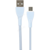 Кабель USB - Micro 1м 2,4A PERFEO U4022 голубой Кабель USB - Micro 1м 2,4A PERFEO U4022 голубой