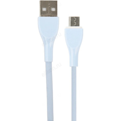 Кабель USB - Micro 1м 2,4A PERFEO U4022 голубой