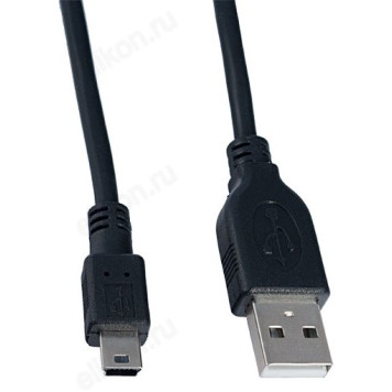 Кабель PERFEO USB2.0 A вилка - Mini USB 5P вилка, 3 метра (U4303)