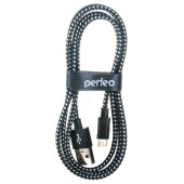 Кабель USB - micro USB 1м Perfeo (U4801) Кабель USB - micro USB 1м Perfeo (U4801)