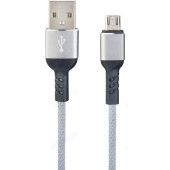 Кабель USB - micro USB 2м Perfeo U4809 серый Кабель USB - micro USB 2м Perfeo U4809 серый