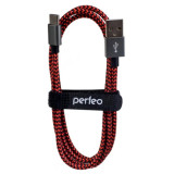 Кабель USB - USB Type-C 3м 2A PERFEO (U4902), черно-красный