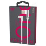 Кабель USB - USB Type-C 1м 2A PERFEO (U4905) угловой