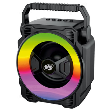 Акустика Bluetooth 5W PERFEO VS BT 104-01 LED, FM, MP3 USB/TF, TWS, черн