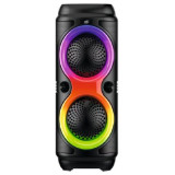 Акустика Bluetooth 10W PERFEO (VS-11) 204-02 LED, FM, MP3 USB/TF, JACK, TWS, черн