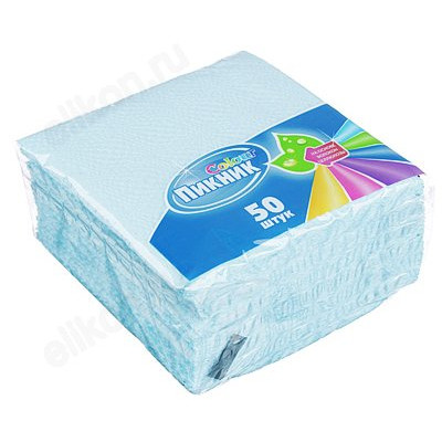 Салфетки бумажные Пикник, 50 шт, однослойные