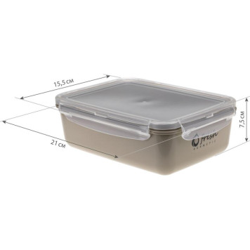 Емкость д/продуктов 'Фреш' 1.4л (капучино) ПЛАСТИК М1424к-1