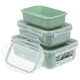 Набор емкостей д/продуктов 'Фреш' 3шт (0.4/0.8/1.4л) фисташковый ПЛАСТИК М1426ф
