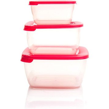 Набор контейнеров СВЧ 'Лайт' ПЛАСТИК С545-2