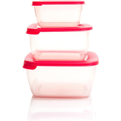 Набор контейнеров СВЧ 'Лайт' ПЛАСТИК С545-2