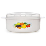 Кастрюля д/СВЧ 1.2л ПЛАСТИК С852