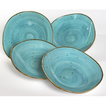 Тарелка глубокая 750мл 'Хорека' бирюза PSF-GROUP 206-55003-3