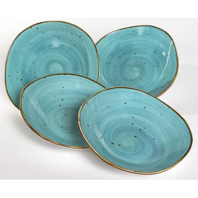 Тарелка глубокая 750мл 'Хорека' бирюза PSF-GROUP 206-55003-3