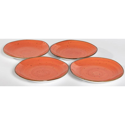 Тарелка мелкая 210мм 'Хорека' коралл PSF-GROUP 206-55012-4