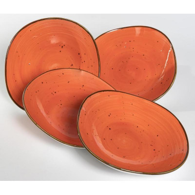 Тарелка глубокая 750мл 'Хорека' коралл PSF-GROUP 206-55014-3