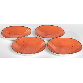 Тарелка глубокая 750мл 'Хорека' коралл PSF-GROUP 206-55014-4