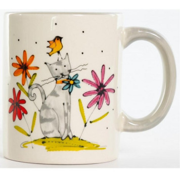 Кружка 'Серый кот' 350мл PSF-GROUP 208-07013