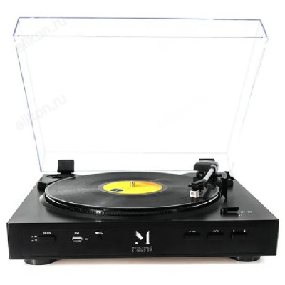 Виниловый проигрыватель с Bluetooth MUSIC PUBLIC KINGDOM TT25AT black-1