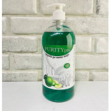 Средство для мытья посуды PURITY PRO зеленое яблоко 1л.