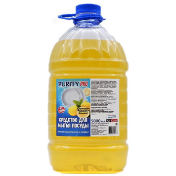 Средство для мытья посуды PURITY PRO лимон 5л