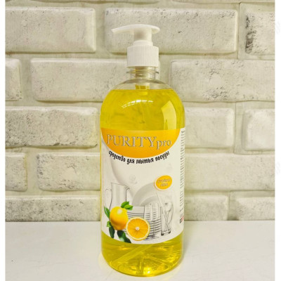 Средство для мытья посуды PURITY PRO лимон 1л-2