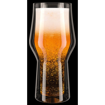 Бокал стекло двойной QWERTY Birra 500мл-2