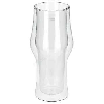 Бокал стекло двойной QWERTY Birra 500мл