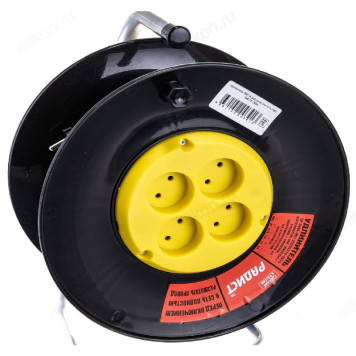 Удлинитель Радист 20м 4гн 10 А ПВС 2х0,75 РБК16 катушка