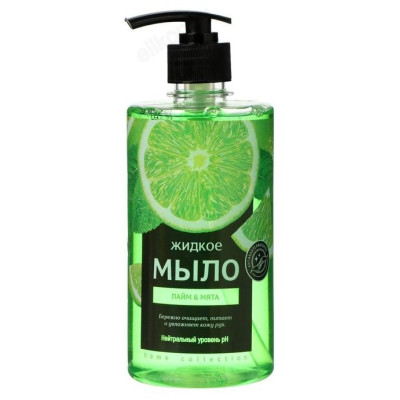 Жидкое мыло антибактериальное RAIN 500мл Лайм мята арт1031
