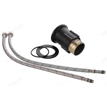 Смеситель для кухни Rain Веста 561-007, черный-6