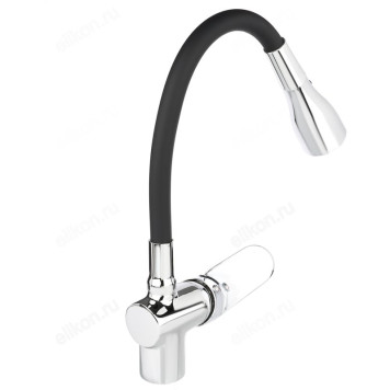 Смеситель для кухни Rain Веста 561-009, черный-3