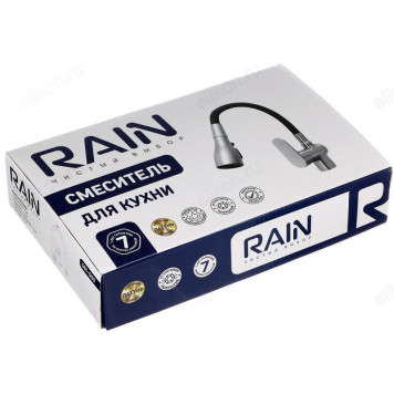 Смеситель для кухни Rain Веста 561-009, черный-5
